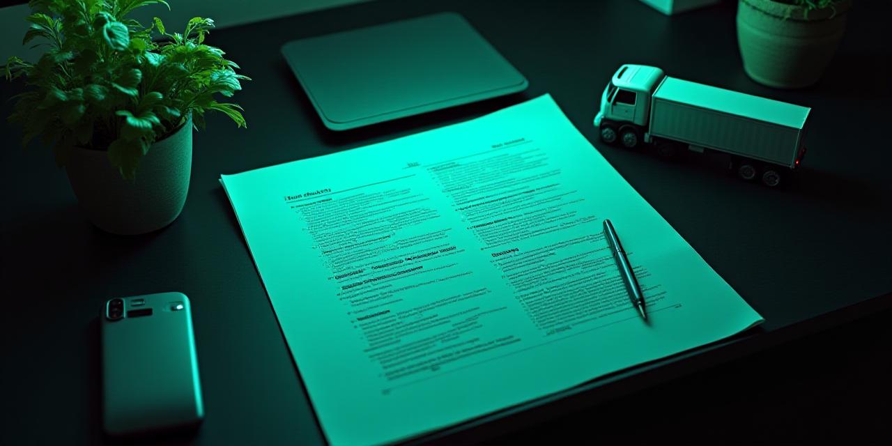 Legal documentation and contracts for supply chain logistics